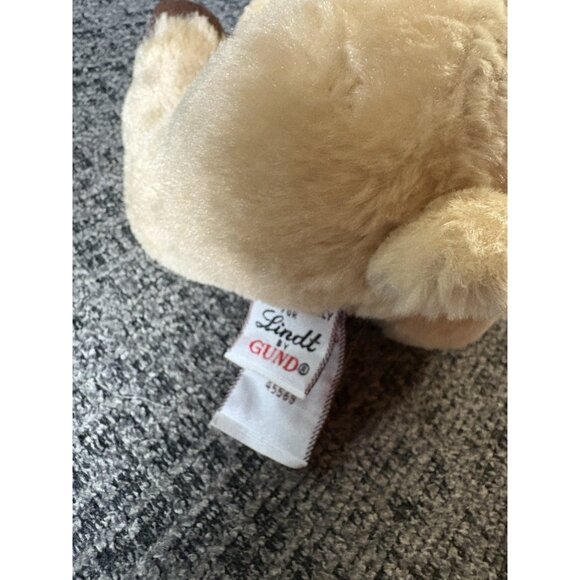 Lindt Gund Reindeer Plush Christmas Holiday Stuffed Toy Deer 7"‎ Vintage - Picture 4 of 6